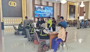 Trauma Healing Dan Pengecekan Kesehatan Pelajar Pasca Tawuran Oleh Polda Lampung