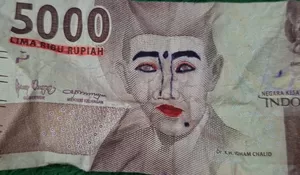 Terbukti Mencoret Dan Menggambar Uang Rupiah? Tinggal Pilih Mau Didenda 1 Milyar Atau Penjara 5 Tahun