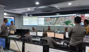 Pastikan Keselamatan Selama Libur Natal Dan Tahun Baru, Tim Supervisi Operasi Lilin 2023 Tinjau Posko Polda Lampung