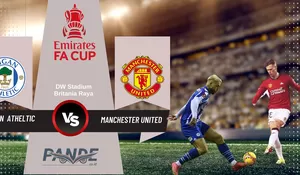 Manchester United Jaga Peluang Raih Trofi FA CUP Usai Singkirkan Wigan Athletic