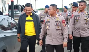 Komandan Brimob Polda Lampung Kunjungi Markas Kompi 2B Pelopor