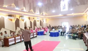 Polres Lampung Timur Meriahkan Hari Bhayangkara Ke-78 Dengan Lomba Karaoke
