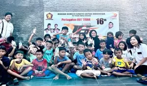 Peringatan HUT TIDAR Ke-16, PC TIDAR Kota Serang Lakukan Sosialisasi Program Makan Bergizi Gratis Untuk Anak-anak