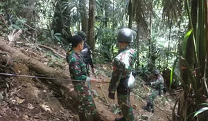 PERSIAPAN KE PAPUA, YONIF 614/RJP LATIHAN BERAT DI MALINAU.