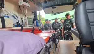 PANGDAM CEK KESIAPAN PASUKAN JELANG PEMILU