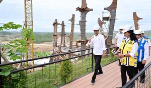 PROGRES PEMBANGUNAN KANTOR PRESIDEN CAPAI 74 PERSEN