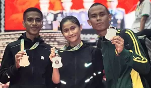 3 ATLET TAEKWONDO POLDA KALTIM BERPRESTASI DI KEJURNAS KAPOLRI CUP V
