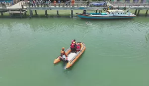 PRIA DILAPORKAN HILANG DI SUNGAI MANGGAR