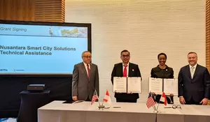 OIKN TANDATANGANI PERJANJIAN HIBAH KOTA CERDAS DENGAN AS