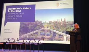 OIKN KENALKAN SOLUSI BERBASIS ALAM DALAM PENGELOLAAN SUMBER DAYA AIR DI FORUM PERANCIS-SINGAPURA