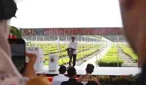 JOKOWI RESMIKAN PUSAT PERSEMAIAN SKALA BESAR MENTAWIR