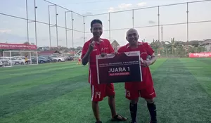 PHI DAN SKK MIGAS KALSUL GELAR PERTANDINGAN MINI SOCCER BERSAMA JURNALIS