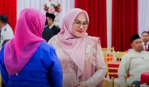 YULIANTI ABDULLOH HADIRI RESEPSI KENEGARAAN DAN SYUKURAN HUT RI