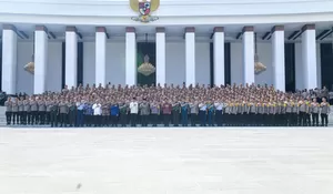 JOKOWI DORONG TNI-POLRI TERAPKAN SEMANGAT TRANSFORMASI IKN DI DAERAH