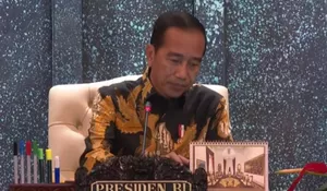 JOKOWI INSTRUKSIKAN PENYELESAIAN PROGRAM KERJA DAN DUKUNG TRANSISI DI SIDANG KABINET IKN