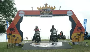 PERDANA DI LAMPUNG, RATUSAN BIKERS ANTUSIAS HADIRI GELARAN MAXI YAMAHA DAY