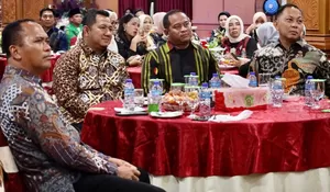 BUPATI MUDYAT NOOR HADIRI PISAH SAMBUT KAPOLRES PPU APRESIASI KINERJA AKBP SUPRIYANTO, SAMBUT AKBP ANDREAS ALEK