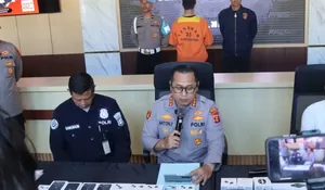 POLRESTA BALIKPAPAN UNGKAP PENCURIAN 31 UNIT HP, PELAKU GUNAKAN MODUS PELANGGAN FIKTIF