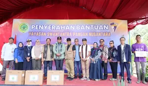 PEMPROV KALTIM APRESIASI SMK Al JABAL NUR, SERAHKAN BANTUAN KOMPUTER DAN DOMBA