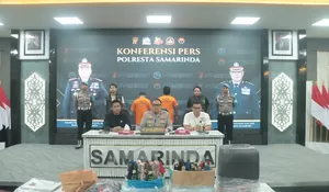 POLISI BONGKAR JARINGAN PERAKIT BOM MOLOTOV DI SAMARINDA