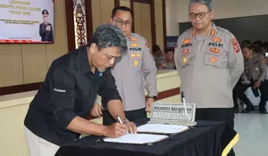 KPFM BALIKPAPAN DUKUNG POLRESTA PERKUAT INFORMASI KAMTIBMAS MELALUI SIARAN PUBLIK