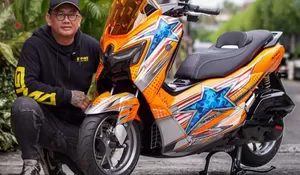 NUANSA NOSTALGIA BALAP LEGENDARIS DI MODIFIKASI NMAX “TURBO”