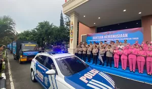 POLDA KALTIM KIRIM BANTUAN KEMANUSIAAN UNTUK SUMATRA