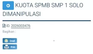 Kuota Siswa Baru SMPN 1 Solo Jadi Sorotan, Disdik: Masih Data Sementara