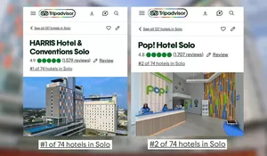 HARRIS Hotel Solo dan POP! Hotel Solo Raih Predikat Hotel Terbaik di Kota Solo Versi Tripadvisor