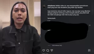 Rahadian Marga Saputra Minta Maaf Usai Viral Kenakan Kebaya Wanita di Kirab Malam 1 Suro Mangkunegaran