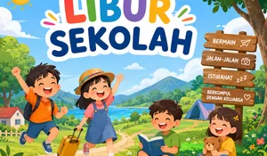 Horeee...Libur Telah Tiba! Catat Tanggalnya, Jadwal Libur Sekolah dan Masuk Tahun Ajaran Baru 2026/2027 