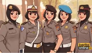 Polwan Bukan Tiba-Tiba Ada, Sejarahnya Dimulai dari Enam Perempuan