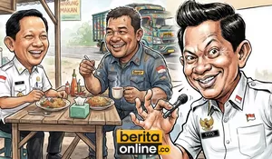 Mendagri Tito Karnavian Makan Liwet Bareng Sopir Truk Sebelum Antar 500 Ribu Genteng