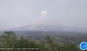Semeru Meletus Tiga Kali dalam Hitungan Jam, Warga Diminta Jauhi Besuk Kobokan