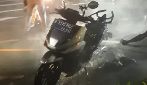 Petaka Motor Listrik di Kolong Semanggi Alva N3 Terbakar Nyaris Tak Berbentuk
