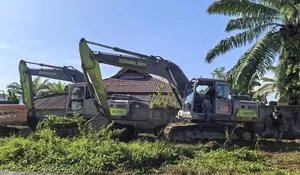Gerebek tambang emas Ilegal, Polda Aceh tangkap 8 orang dan sita 2 Ekskavator