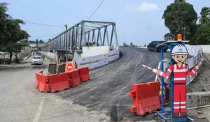 Pemulihan pascabencana, jembatan rangka baja Teupin Mane fungsional