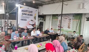 Sinergi DPRA dan Pers Di Aceh Lewat Dialog Ngopi Sore