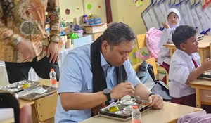 Kepala BGN santap MBG bersama anak sekolah di Aceh, pembenahan  akan terus dilakukan