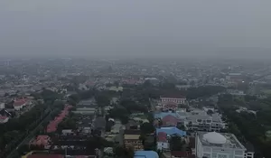 Potensi sebaran asap Wilayah Aceh, kualitas udara  kategori baik hingga sedang