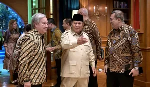 Presiden Prabowo menerima kunjungan Sekjen PBB António Guterres di Hambalang