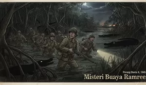 Misteri Buaya Ramree: Kisah Mengerikan Tentara Jepang di Tengah Perang Dunia II