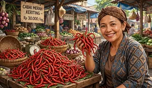 Jangan Kaget! Harga Cabai Merah Keriting Blitar Hari Ini Berbeda dengan Kediri