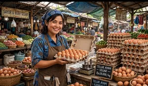 Harga Telur Ayam Blitar di Bawah Rata-rata Jatim, Segini Perkilogramnya