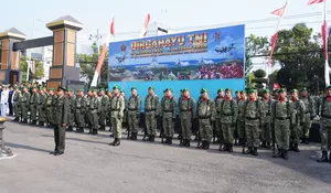 Kodim 0808/Blitar Gelar Upacara HUT Ke 81 TNI, Tegaskan Komitmen Kawal Kedaulatan Bersama Rakyat
