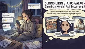 Sering Membuat Status Galau, Apakah Benar Mencerminkan Kondisi Seseorang?