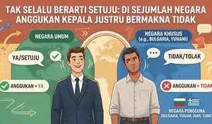 Tak Selalu Berarti Setuju, di Sejumlah Negara Anggukan Kepala Justru Bermakna Tidak