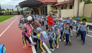 Polisi Sahabat Anak, Cara Satlantas Polres Blitar Tanamkan Kesadaran Lalu Lintas Sejak Dini