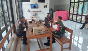 Pererat Sinergitas, Babinsa Dan Bhabinkamtibmas Gelar Komsos Bersama Aparat Kelurahan Kepanjenlor