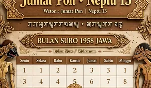 Jumat Pon Neptu 13, Ini Daftar Weton yang Dipercaya Cocok Jadi Pasangan Hidup